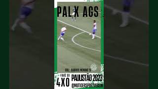 PALMEIRAS VENCE FINAL PAULISTÃO - gol de GABRIEL MENINO #shorts  #futebol #foryou #viral #fyp #gols