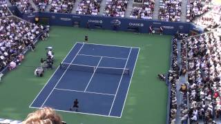 US OPEN 2009, Mens Final, quick point of Federer