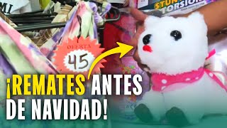 ¡Regalos desde tres soles! Comerciantes en Gamarra y Mesa Redonda cierran así su campaña navideña