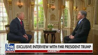 Is Donald Trump actually wearing a Diaper during Sean Hannity Interview?!