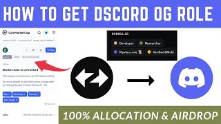 How To Get OG Role On Discord || Discord User Early OG Roles || Discord OG 100% Airdrop Allocation