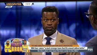 UNDISPUTED | Stephen Jackson Agree that: Lakers " much stronger team that fits around LeBron better"
