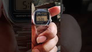 how to set alaram in Casio vintage watch?