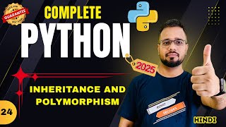 Python Tutorial in Hindi #24 - Inheritance vs Polymorphism in Python
