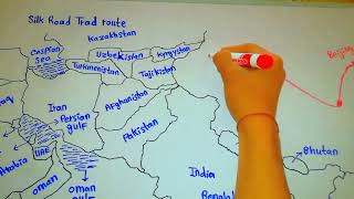 Silk Road map | Silk Road trade routes | Trade shipping through Silk road || 5min Knowledge