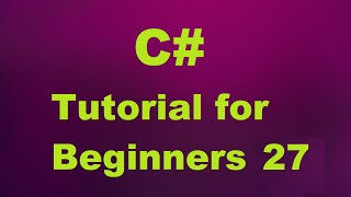 C# Tutorial for Beginners 27 - Delegates in C#