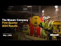 The Mosaic Company MOS Q1 2024 Earnings Presentation