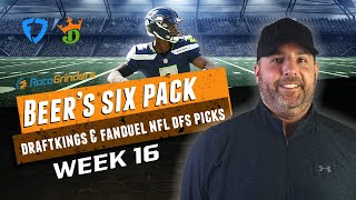 DRAFTKINGS & FANDUEL NFL PICKS WEEK 16 - DFS 6 PACK