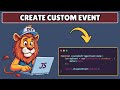 How to Create Custom Event in Javascript