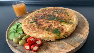 Pfannen börek / börek / Brot/ sucuk / Yufka Teig / Frühstück Idee / Vorspeise