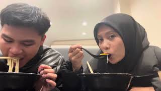 Makan udon di Jepang bersama calon istri