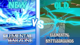 ELEMENTAL WARZONE Sneak Peeks VS ELEMENTAL BATTLEGROUNDS