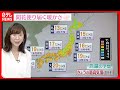 【天気】開花便り届く暖かな日に…夕方以降は西日本中心に雲広がり九州は雨も