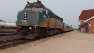 VIA, CN and CSX in Sarnia with @grandriverrailfan6088 and @GEXR-railway ! August 1, 2023