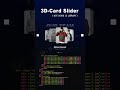 How To Make a 3D Responsive Image Slider With HTML CSS & JS | Easy Tutorial (2025) #slider #shorts