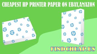 HP Printer Paper 11x17 paper Office 20 lb 1 Ream 500 Sheets 92 Bright Made in USA