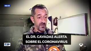 Doctor Cavadas avisa sobre corona virus