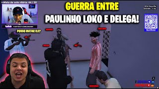 PAULINHO LOKO E DELEGADO EM GUERRA! DELEGA RECUPEROU O CARRO? VAI TER VINGANÇA DO PAULO? GTA RP