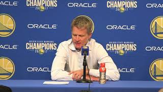 Steve Kerr on Warriors' loss: 'Karma was in the right place tonight'