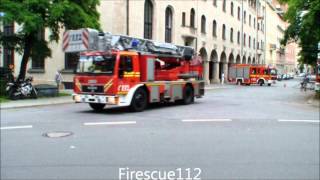 ELW I-Dienst + Löschzug Berufsfeuerwehr München FW1 Mitte