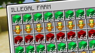 I made an illegal farm in Minecraft…