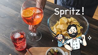 summer cocktails: Aperol spritz \u0026 Campari spritz | 橙光气泡鸡尾酒