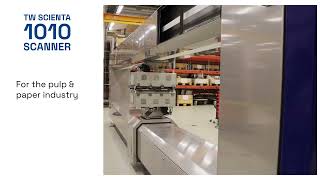Tasowheel Scienta 1010 scanner frame for the paper industry