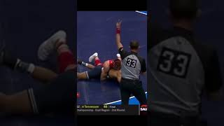 Vito Arujau defeats Roman Bravo Young in the 2023 National NCAA Wrestling Tournament!