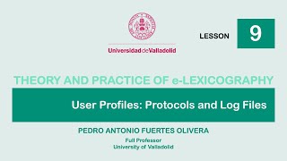 USER PROFILES: PROTOCOLS AND LOG FILES | e-LEXICOGRAPHY 09