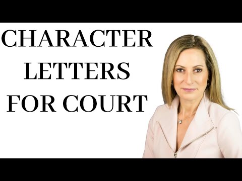 Are Character references read out in court?