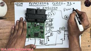 #31 In English Maruti Suzuki Baleno Ecm power ic 40184 pin configuration | Me17 Bosch Ecu 4 step