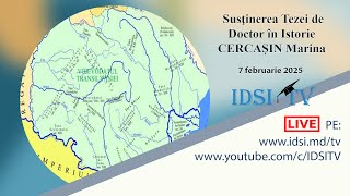 07.02.25, 14:00 | Susţinerea Tezei de Doctor în Istorie - CERCAȘIN Marina