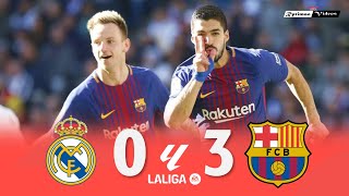 Real Madrid 0 x 3 Barcelona ● La Liga 17/18 Extended Goals & Highlights HD