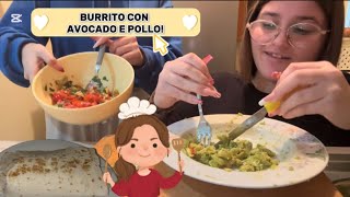 IO E JENNY PREPARIAMO PER LA PRIMA VOLTA IL BURRITO CON AVOCADO E POLLO! 🌯🥑😋👩🏻‍🍳