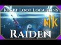 MK11 Krypt Raiden Loot Locations - Guaranteed for Raiden!