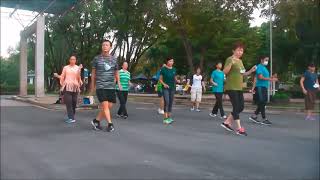 AEROBIC THAI  Line Dance แอโรบิคไลน์แดนซ์ สวนเฉลิมพระเกียรติ 80 พรรษา บางขุนนนท์บางกอกน้อย2035EP.277