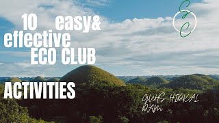 EASY AND EFFECTIVE||ECO CLUB ACTIVITIES|| ಇಕೋ  club||BY SC||