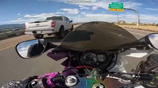 REUPLOAD- Gixxer Brah driving from colorado springs to denver in 20 minutes part 1