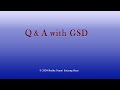 Q & A with GSD 133 with CC