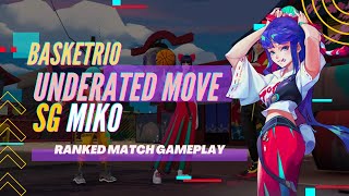 Unexpected Move to Win The Game - SG Miko Gameplay - Basketrio Ranked Game