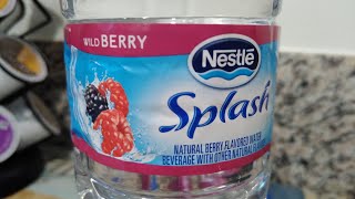 Nestle Splash Water Review/ Wild Berry / 1-22-19