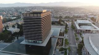 Los Angeles via Drone - LADWP John Ferraro Building