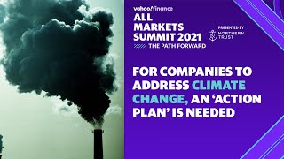 For companies to address climate change, an 'action plan' is needed