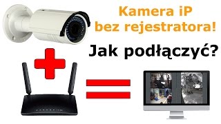 Kamera iP bez rejestratora? Zobacz jak podłączyć? Na własnym PC.