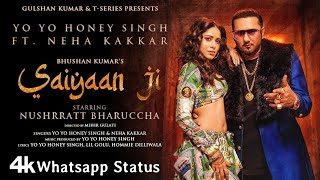 Saiyaan ji Whatsapp Status | Yo Yo Honey Singh | Nushrratt Bharuccha | tSeries Saiyaan Ji