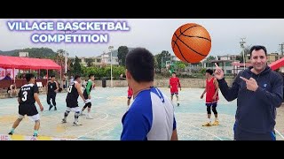 Witnessed an exciting village basketball competition !! Guizhou