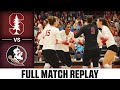 Stanford vs. Florida State Full Match Replay | 2024 ACC Volleyball