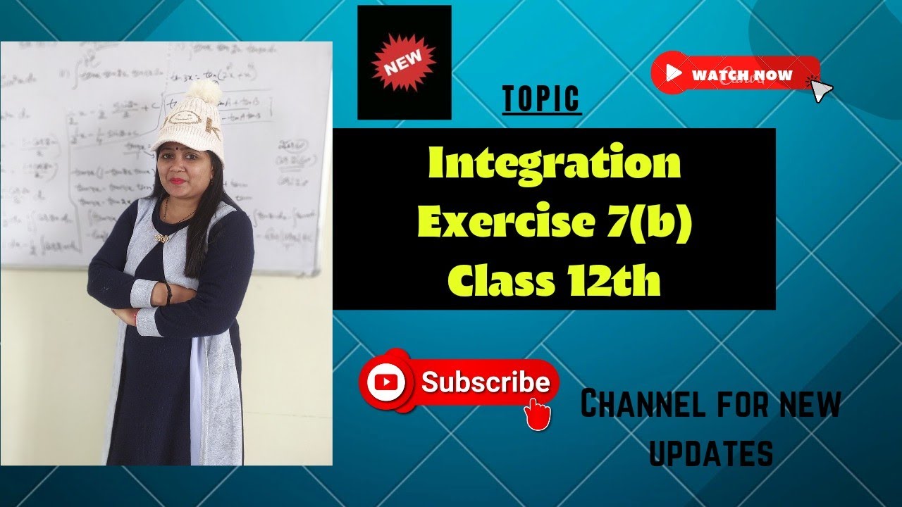 (96): Integration Class +2 Maths#chapter7 Exercise 7(b) #integration ...