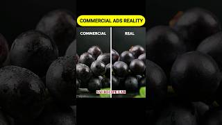 Grapes in Tv ads vs reality #shorts #viral #facts #factsinhindi #youtubeshorts