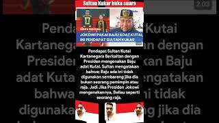 Respon Sultan Kutai Kartanegara soal Jokowi kenakan Pakyan adat kutai, Beliau seperti Seorang raja